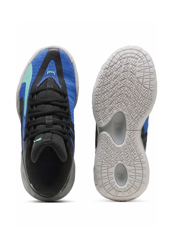 Кроссовки баскетбольные Dagger 2 Mid Puma Blackmazing, Aquatic, черный — фото 3