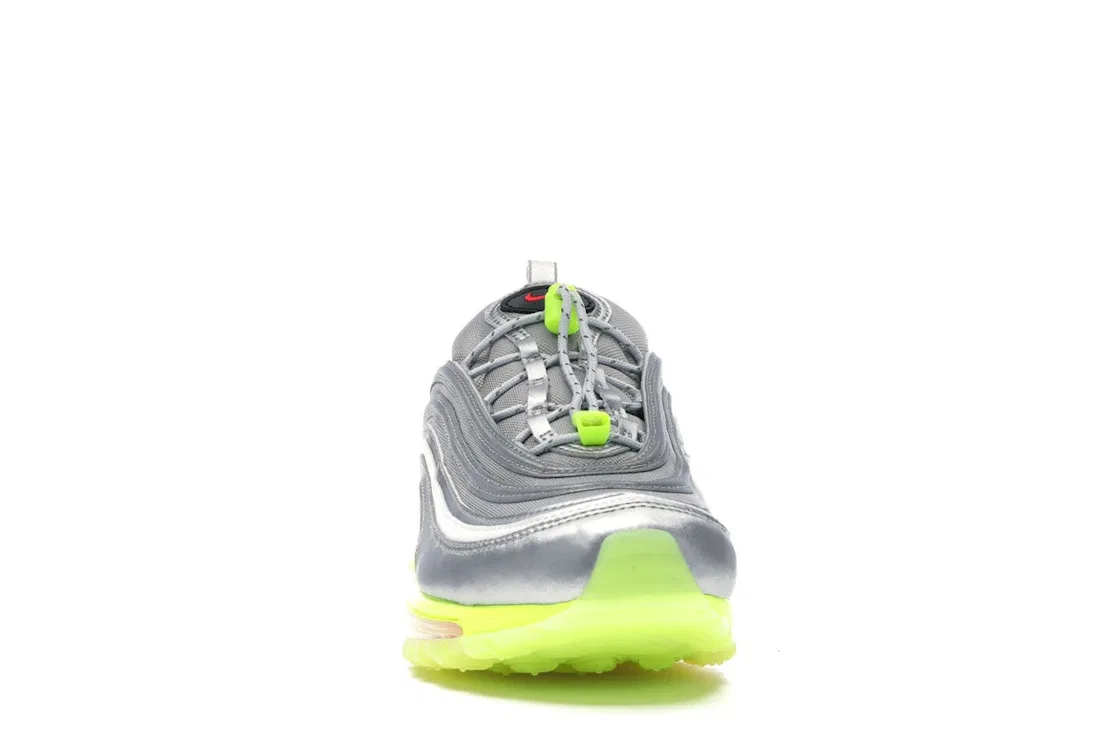 Детские кроссовки Lifestyle Nike Air Max 97 Rft, Metallic Silver/Red Orbit-Volt-Black-White — фото 2