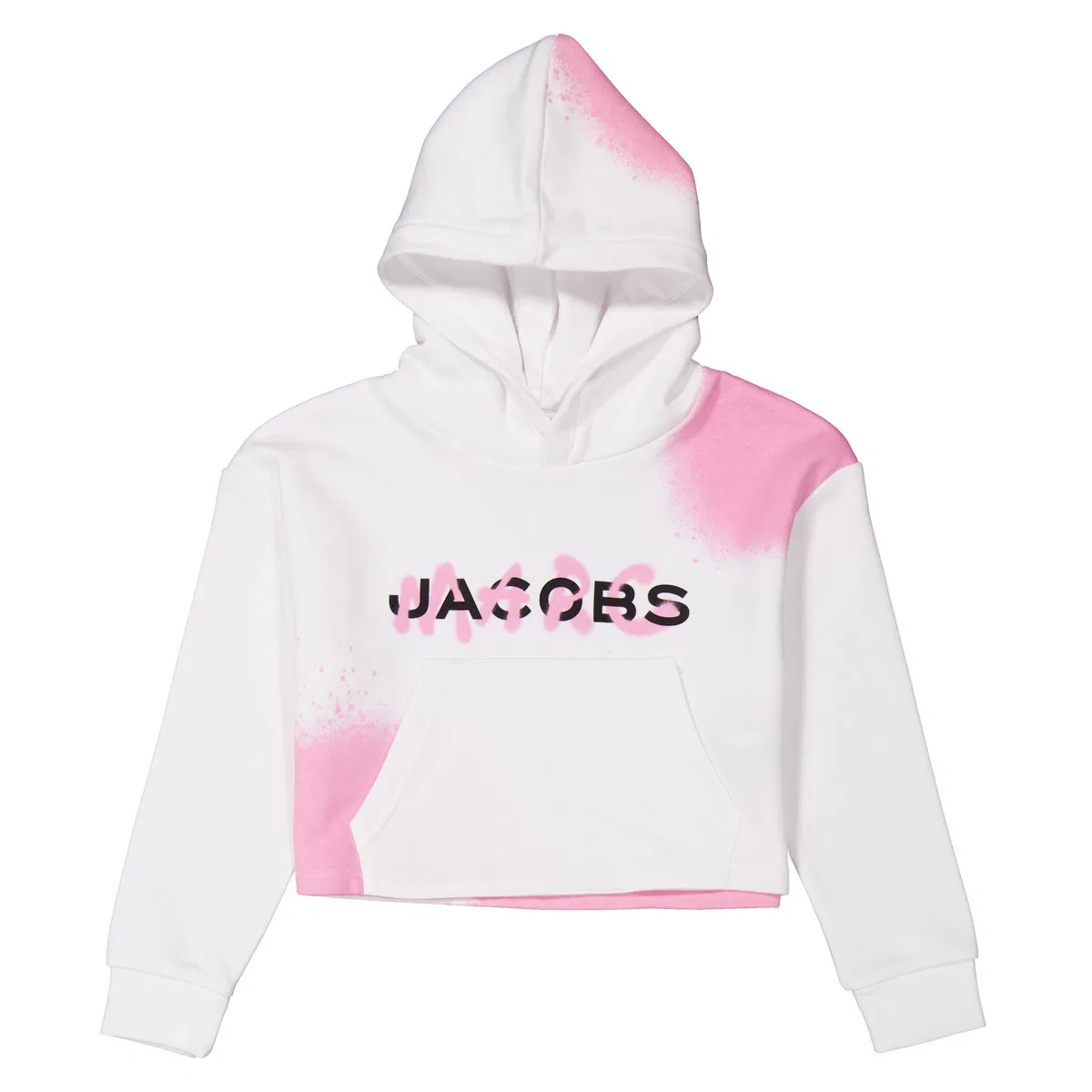 Худи с эффектом аэрографии Spray Paint-Effect Little Marc Jacobs, White