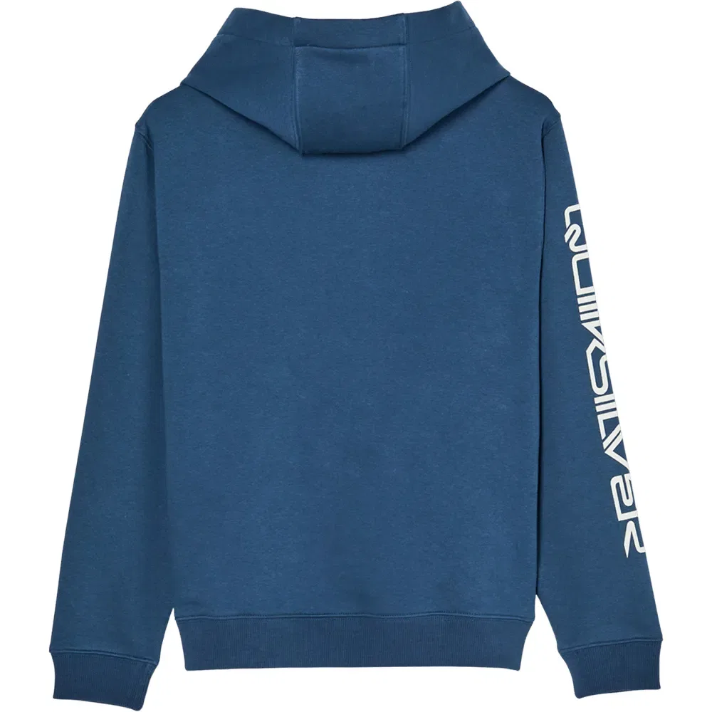 Детское худи для мальчиков с принтом Omni Logo Quiksilver, Blue — фото 2