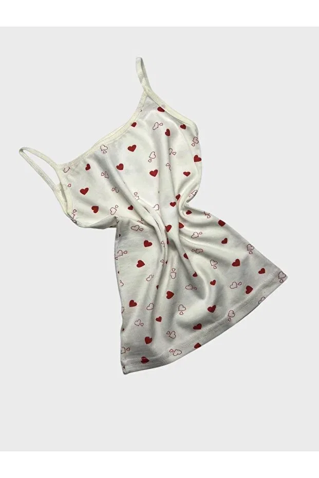 Детский комплект нижнего белья для девочек с принтом Heart Elmas Kids, White — фото 2