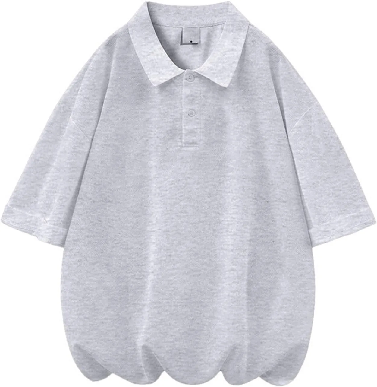 

Мужская футболка Henley Plus Size с V-образным вырезом и пуговицами