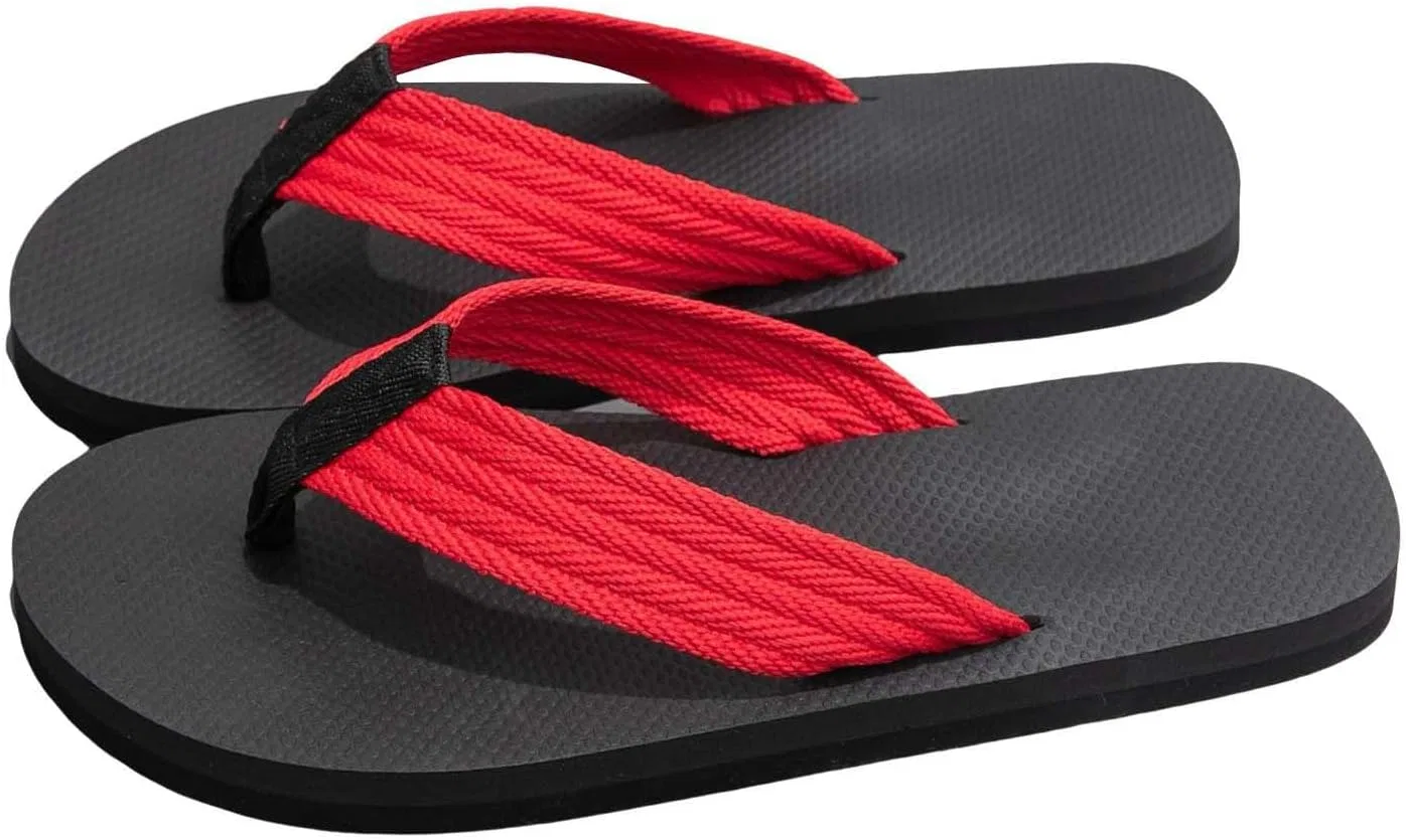Strandschuhe für Herren, Шлепанцы, leicht, bequem, Шлепанцы, dick, lässig, leicht, atmungsaktiv, weiche Sohle, offen, минималистичный Générique, Rot