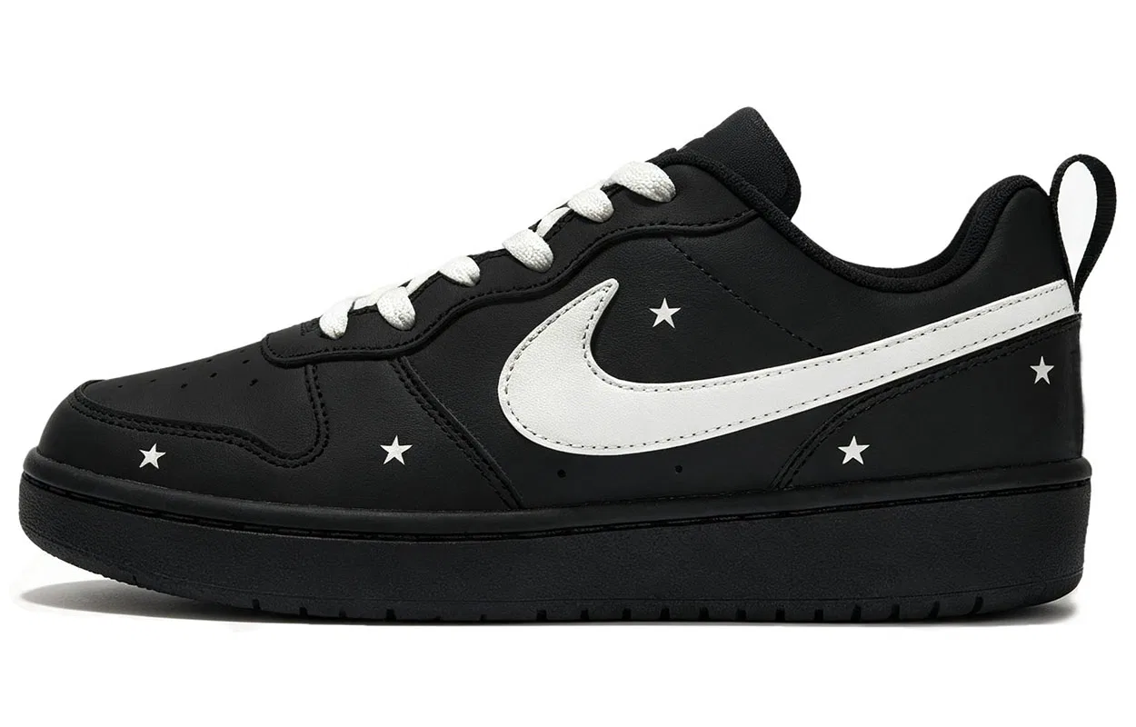 Детские кроссовки для скейтбординга с принтом Nike Court Borough, Black Shopping Bag — фото 3