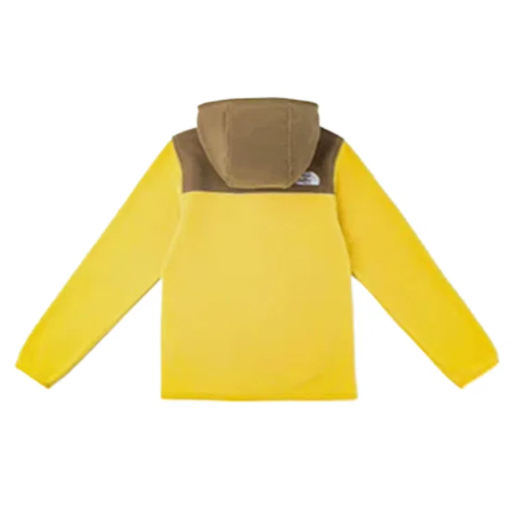 Детская флисовая куртка с капюшоном Golden Mango Yellow, THE NORTH FACE — фото 3
