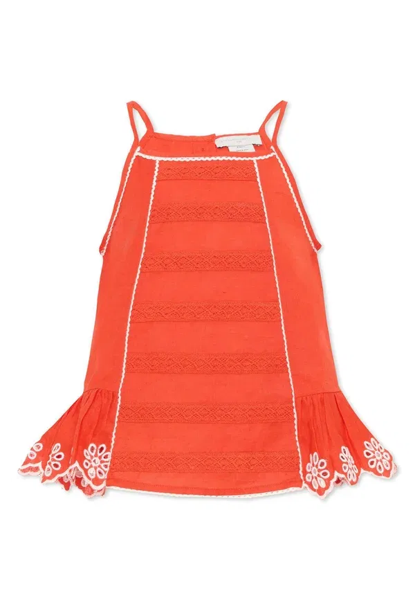 Топ с вышивкой Top Stella Mccartney Kids, красный