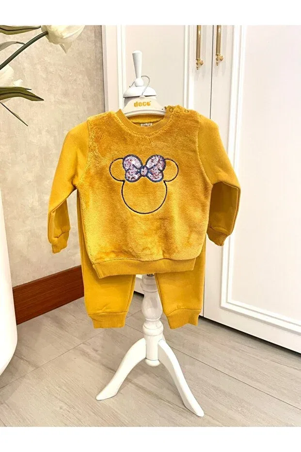 Детский комплект из велюра Ipgon, Brown