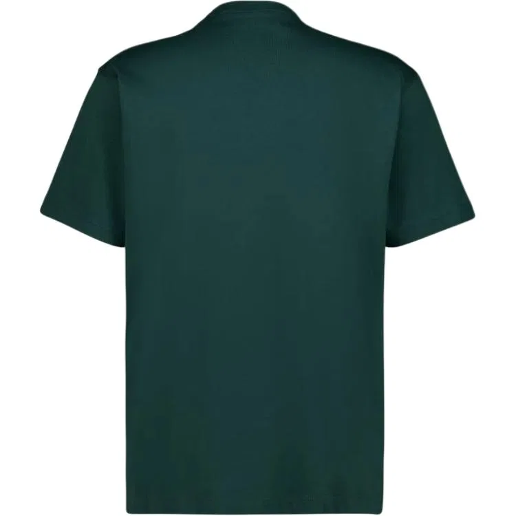 Мужская футболка с вышивкой Cotton jersey Green GUCCI — фото 3
