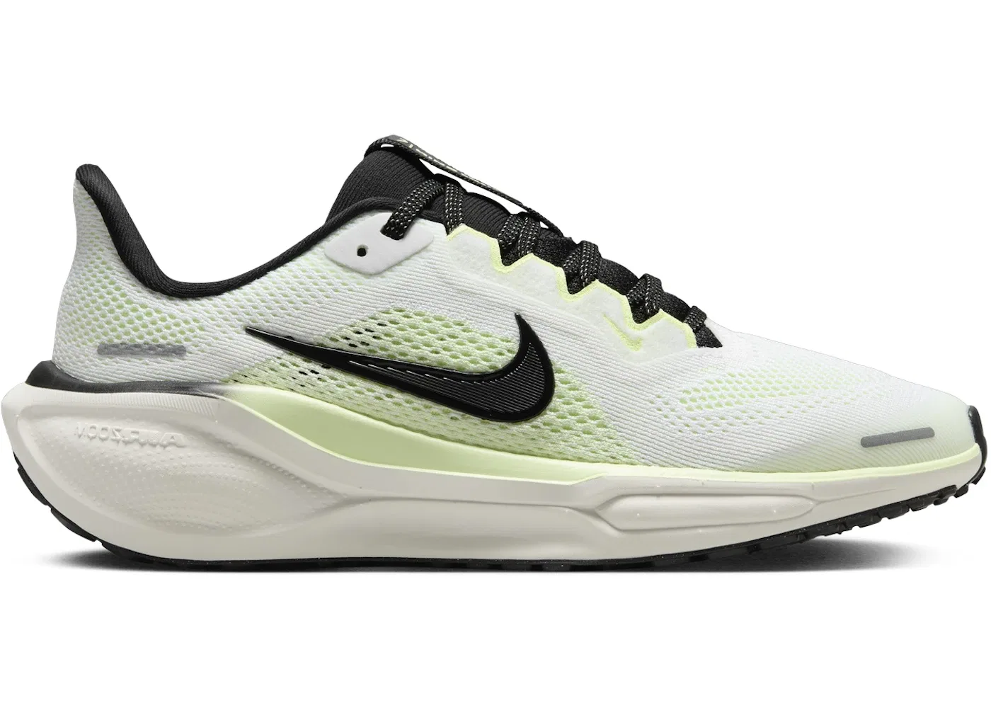 Детские кроссовки с амортизацией Nike Air Zoom Pegasus 41 Nike, White Barely Volt Vintage Green Black