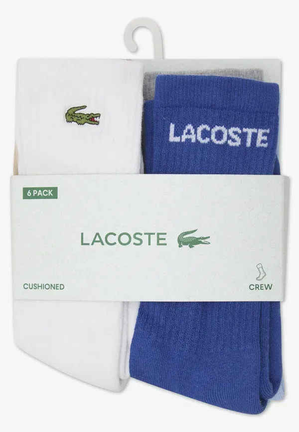 Носки хлопковые Lacoste, светло-голубой — фото 3
