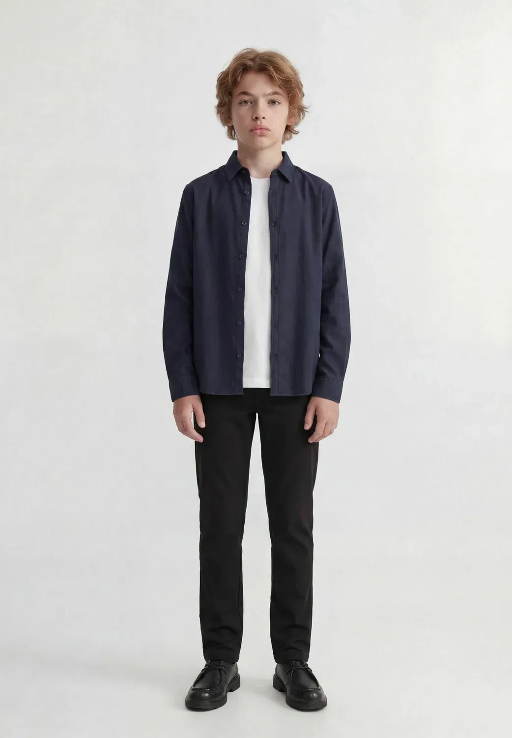 Рубашка для мальчиков - блузка на пуговицах Jack & Jones Junior, Navy Blazer
