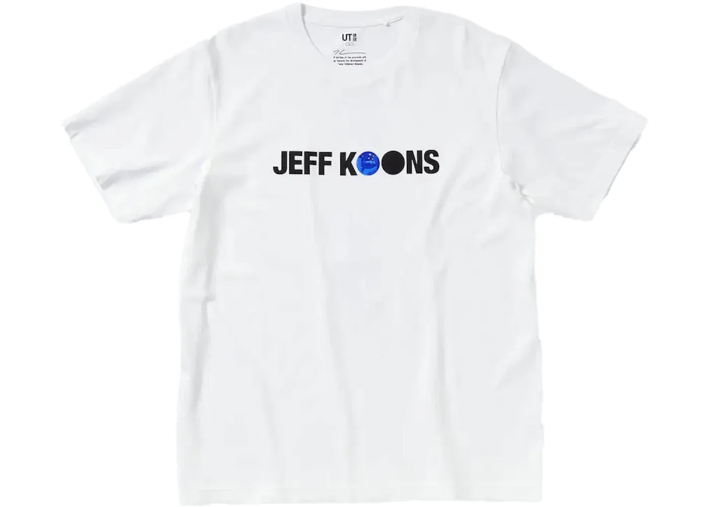 Мужская футболка с принтом Uniqlo x Jeff Koons UT Graphic T-shirt, White/Blue — фото 2