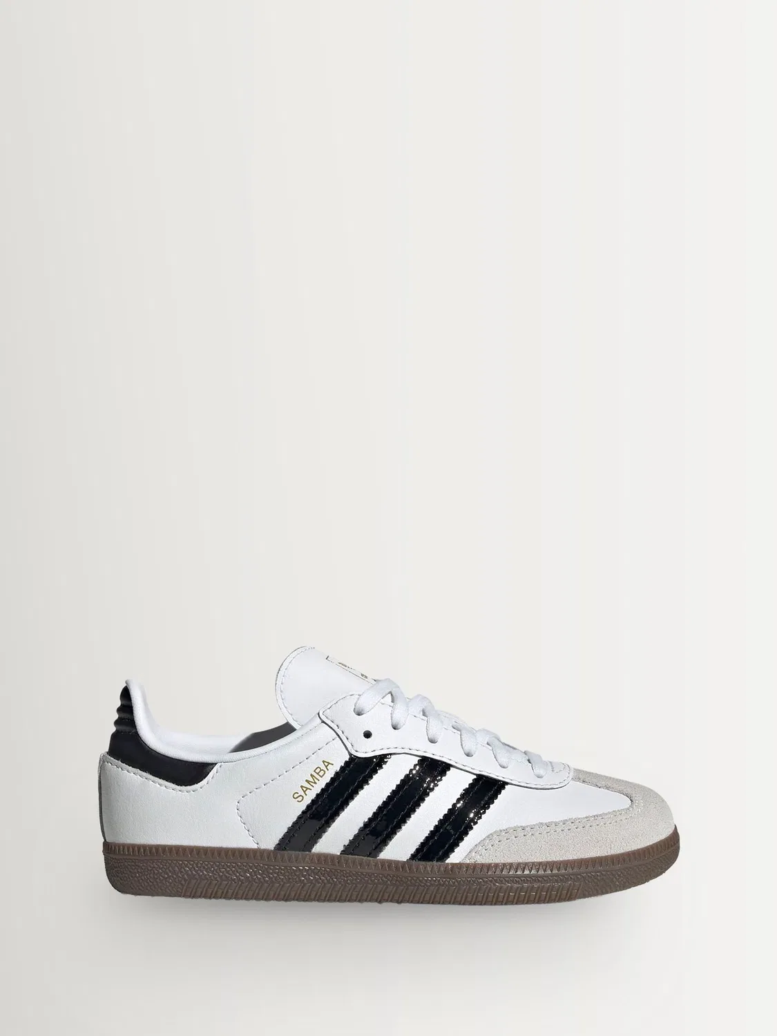 Кроссовки Samba OG adidas originals, белый/черный
