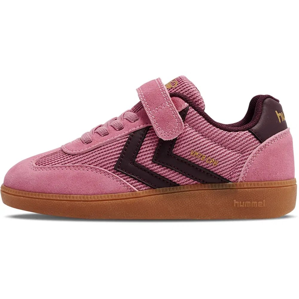 Детские кроссовки для девочек с липучкой Hummel VM78 CPH, Pink