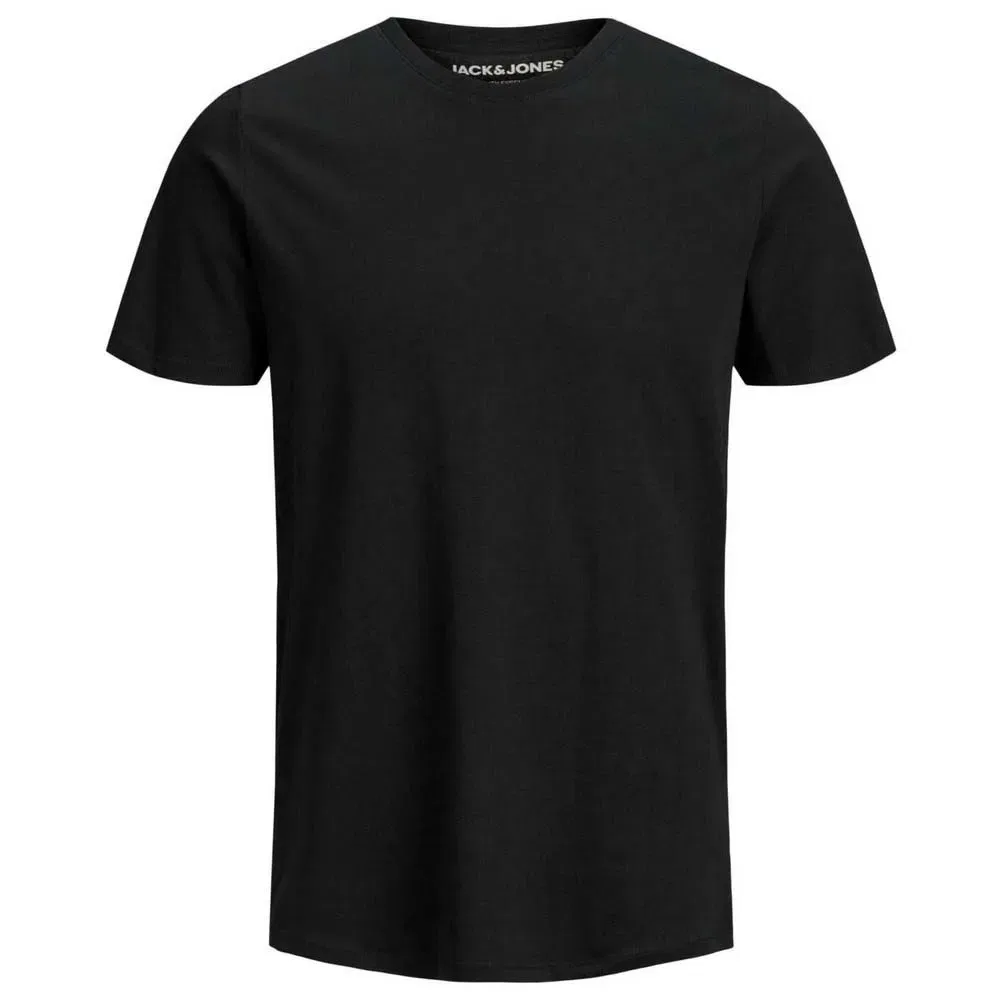Футболка органическая с круглым вырезом и коротким рукавом Jack & Jones, черный — фото 3