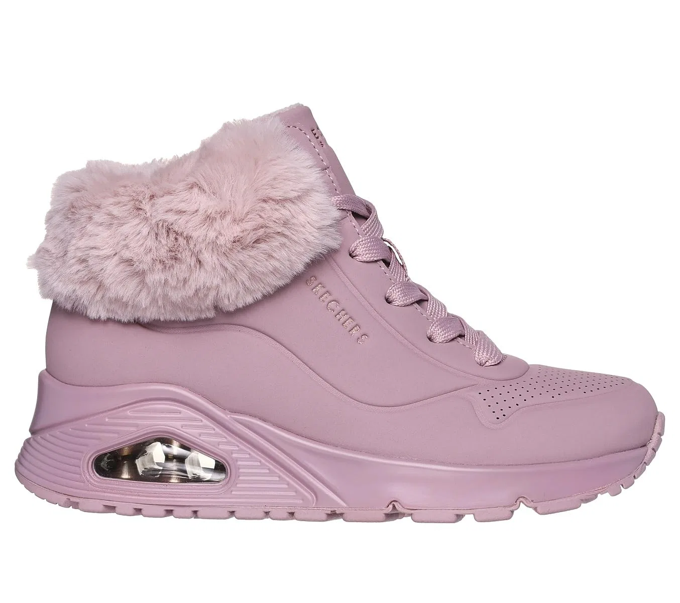 Детские кроссовки для девочек Uno - Fall Air Skechers, Mauve — фото 2