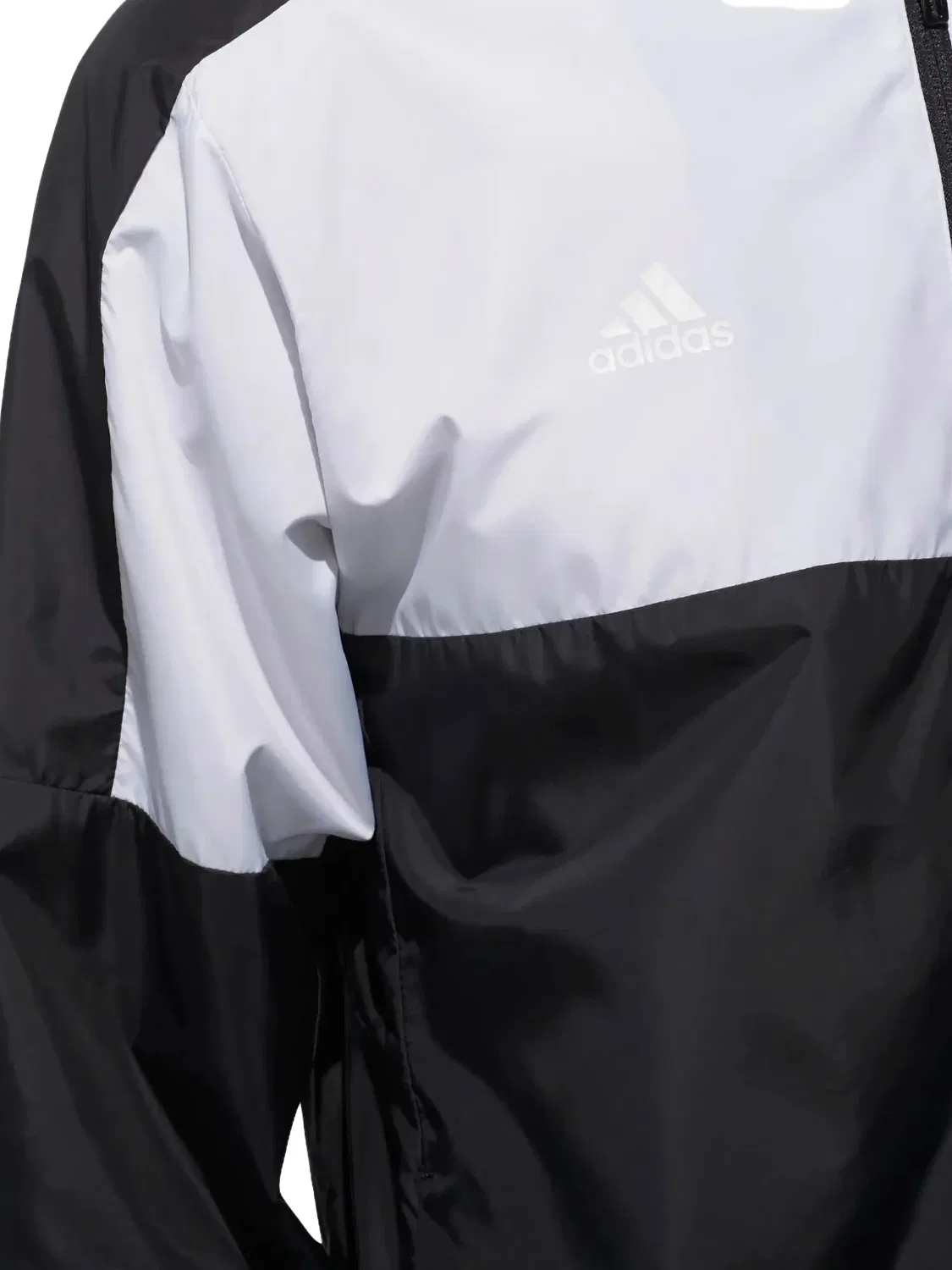 Куртка в стиле колор-блок на молнии Adidas, черный — фото 2