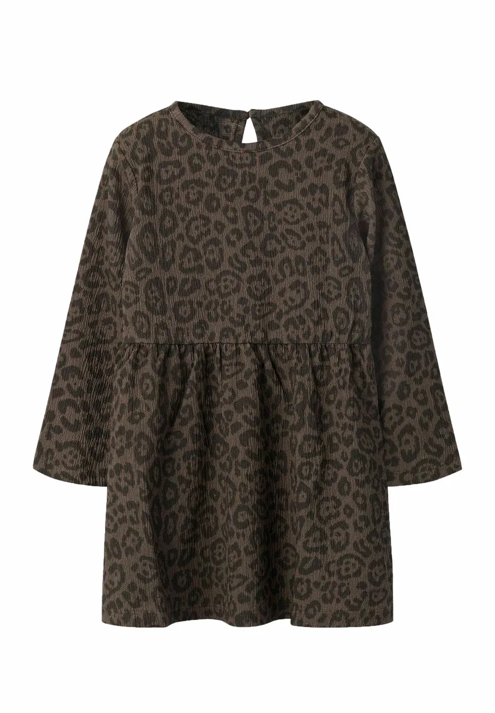 Платье стандартного кроя - трикотажное платье Name It, Chocolate Brown