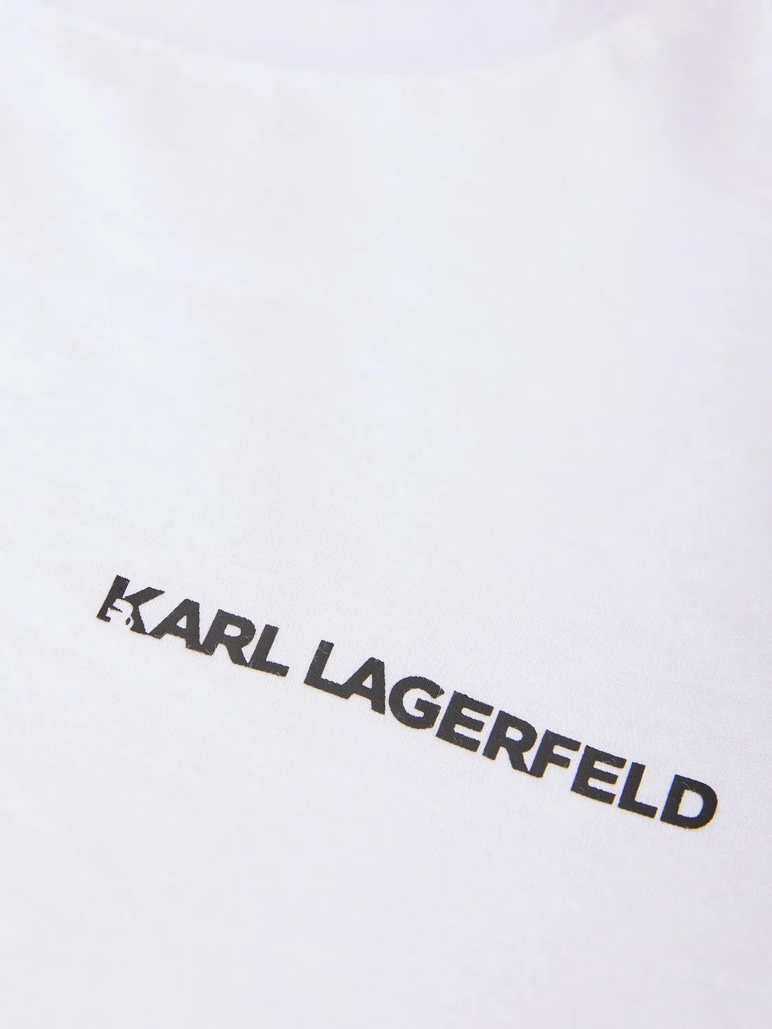 Комплект из двух футболок с логотипом Karl Lagerfeld Kids, черный — фото 3
