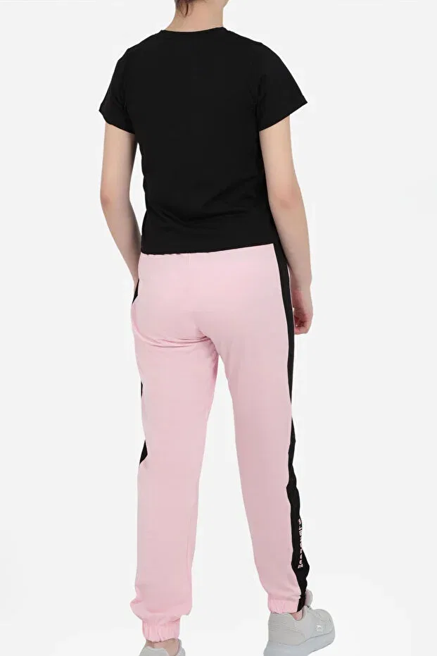 Детский спортивный комплект для девочек хлопковый Slazenger, Black — фото 2