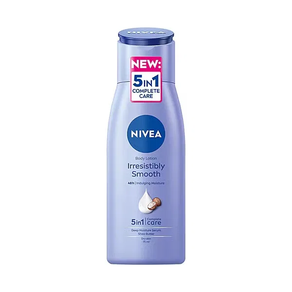 Молочко для тела с маслом карите и гиалуроновой кислотой NIVEA, Белый, 75 мл