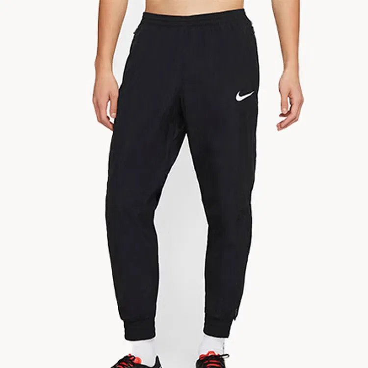 Штаны тренировочные с логотипом Nike, черный — фото 3