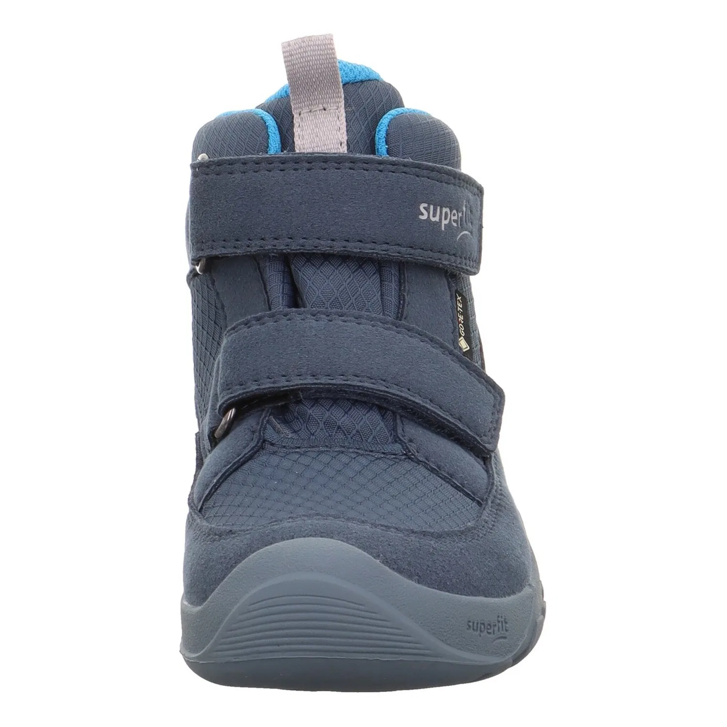 Детские кожаные ботинки на липучке Superfit, Blue — фото 3