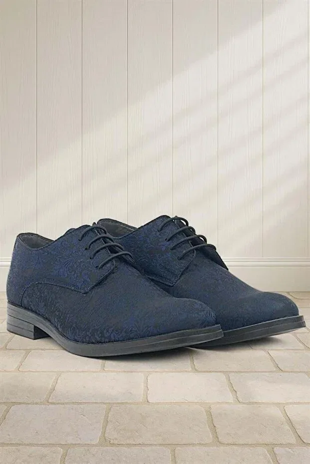 Детские классические туфли для мальчиков на шнуровке Rakerplus, Navy Blue