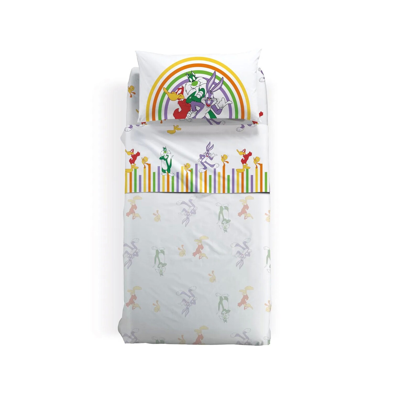 

Комплект детского постельного белья Caleffi Disney Wb Colors In Pure Cotton, 3 предмета