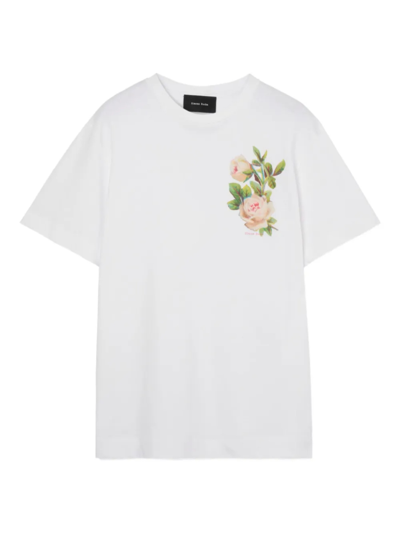 

Simone Rocha футболка с принтом, белый