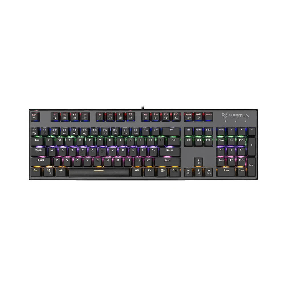 

Клавиатура механическая Vertux Tactical Advance Performance, Blue Switches