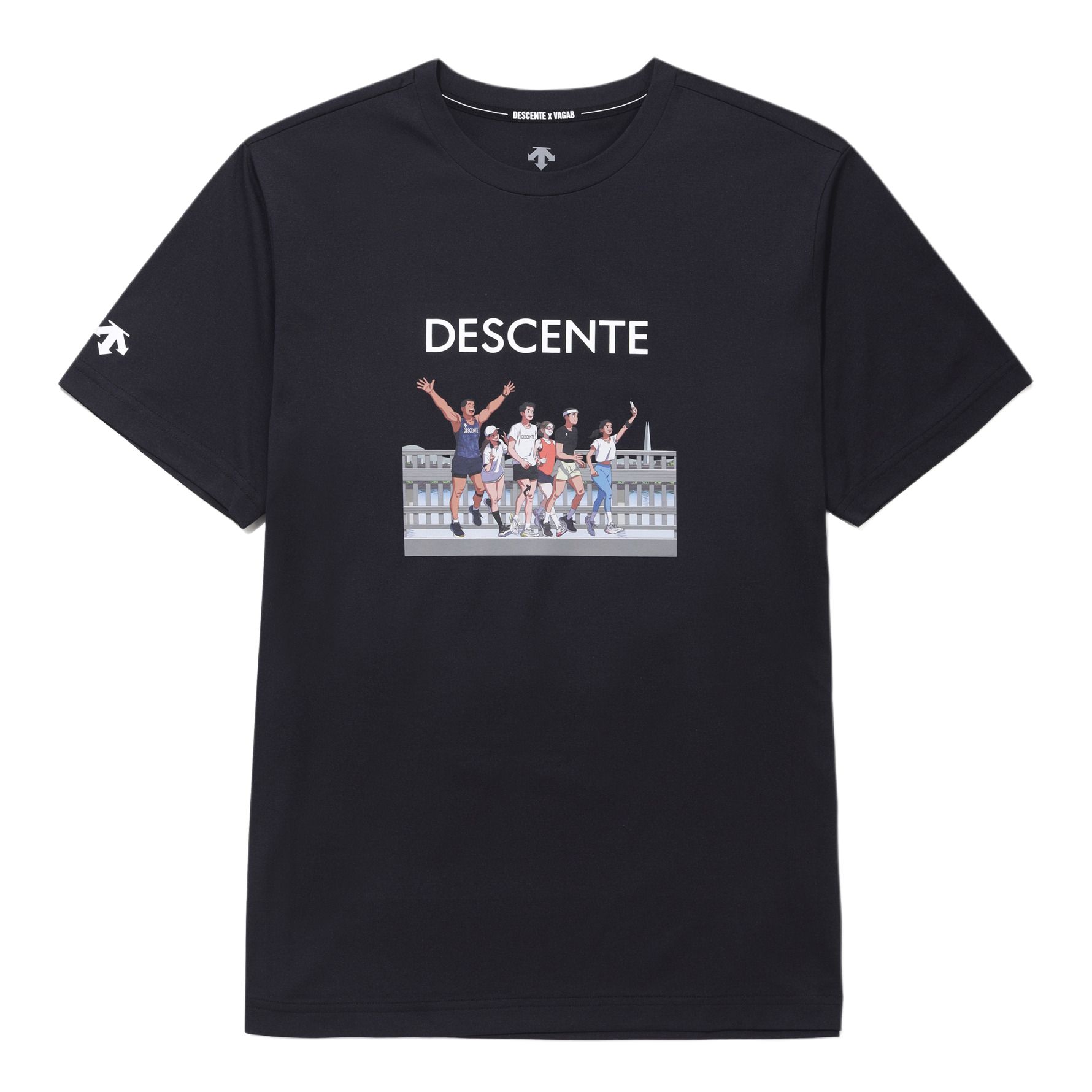 

Футболка KIM JUNGYOUN Unisex DESCENTE, черный