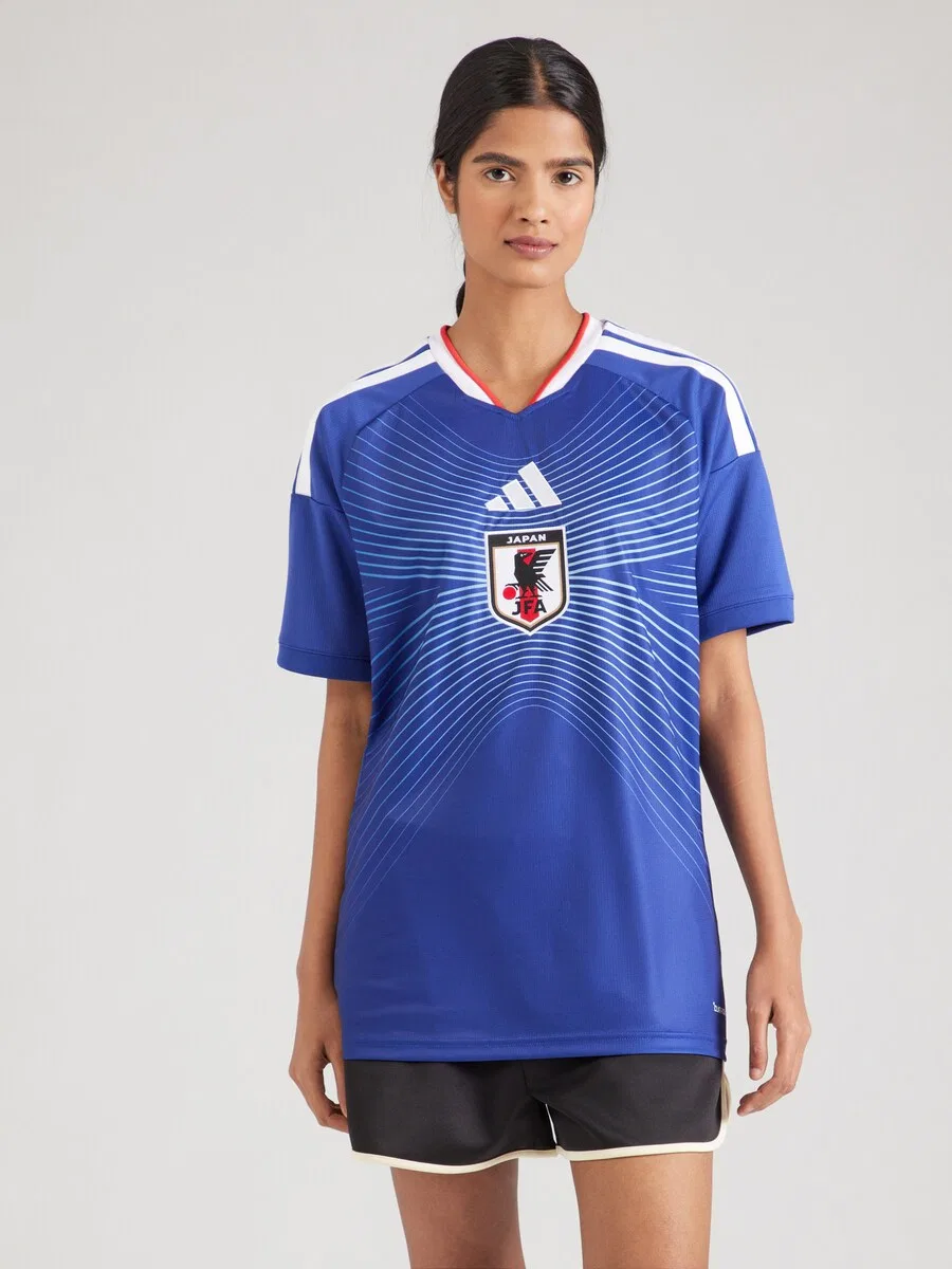 Футболка ADIDAS PERFORMANCE 'Japan 26 Home' синего цвета — фото 3