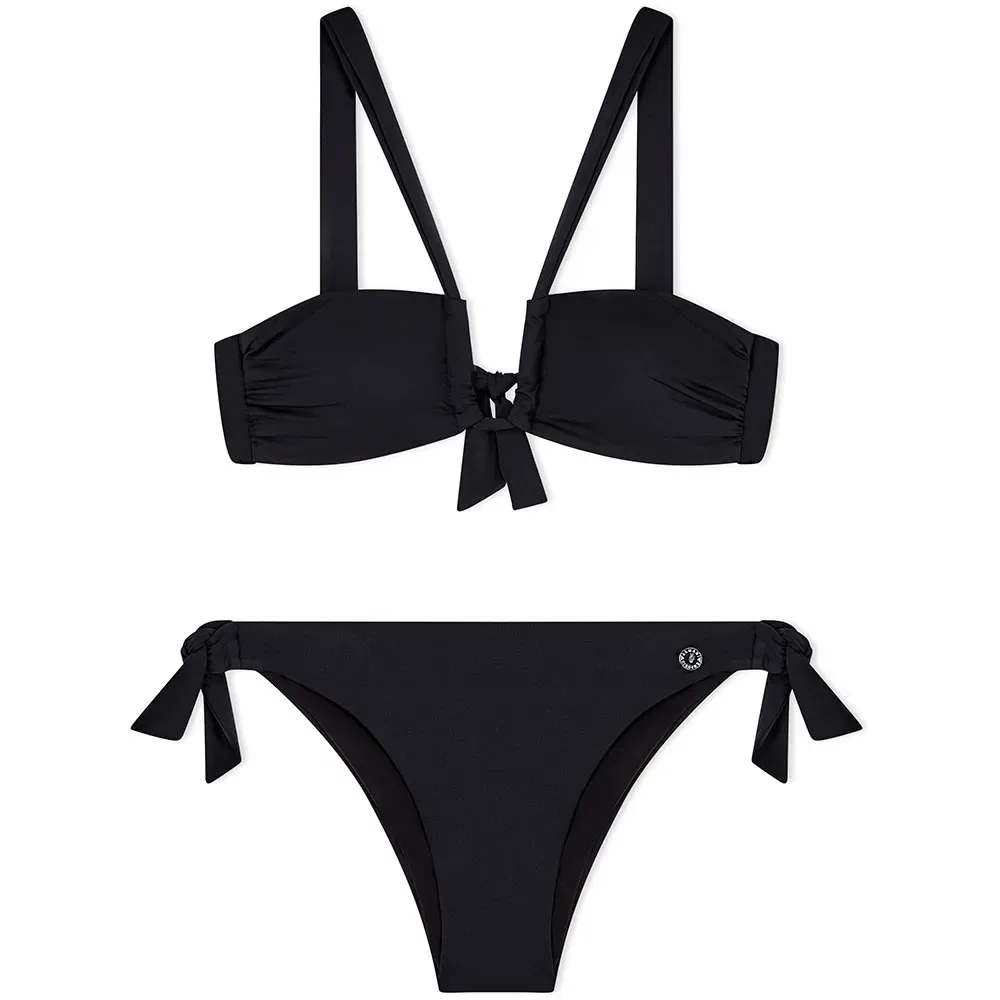 Бикини бандо Emporio Armani, черный