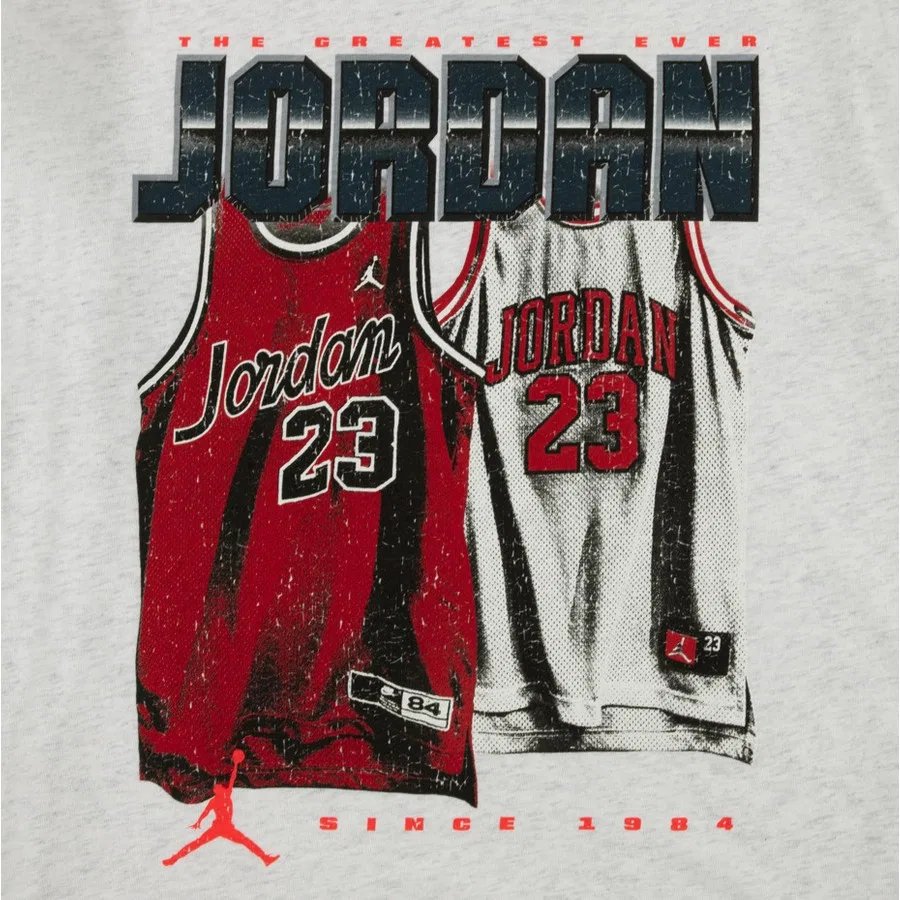 Детская футболка с принтом Jordan Home And Away Nike, Черный — фото 2