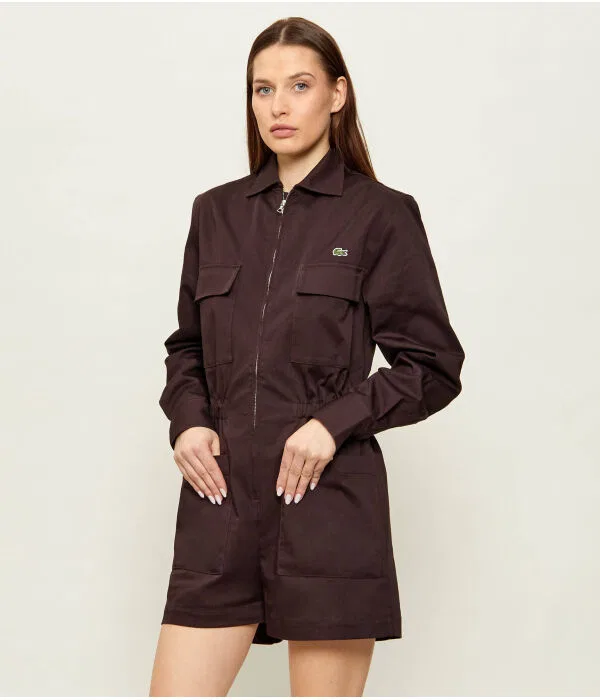 Комбинезон Lacoste Regular Fit, коричневый