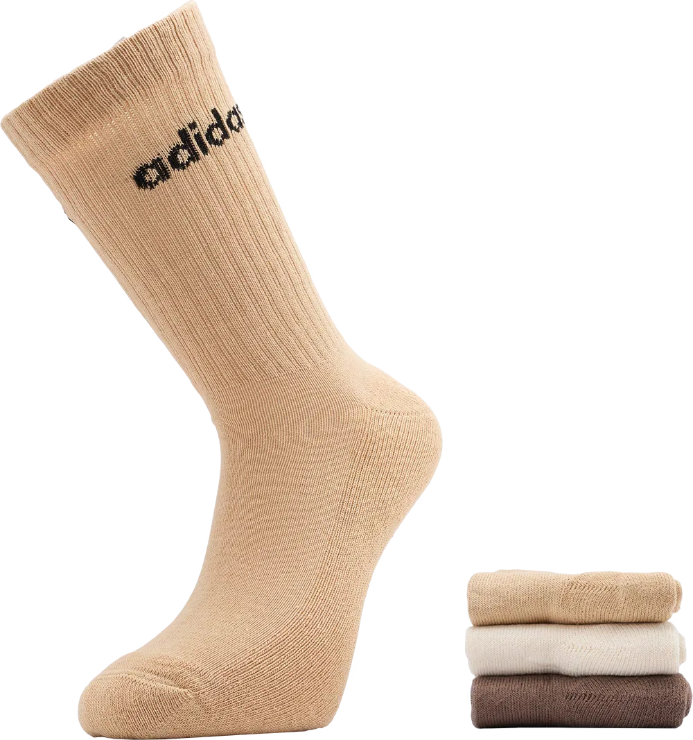 Мужские носки 3 пары Adidas, коричневый
