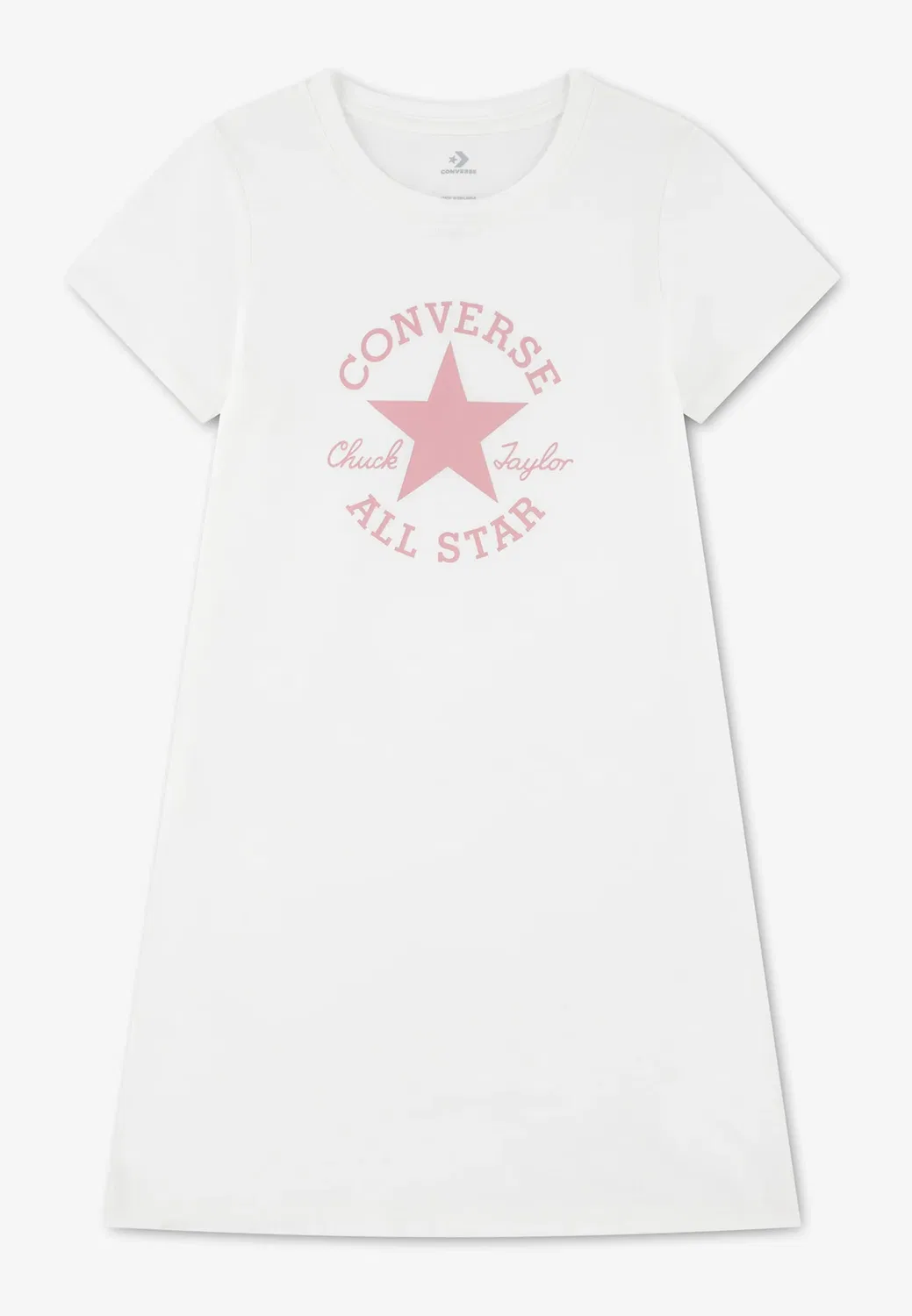 Платье, разобранное на части - трикотажное платье Converse, Vintage White