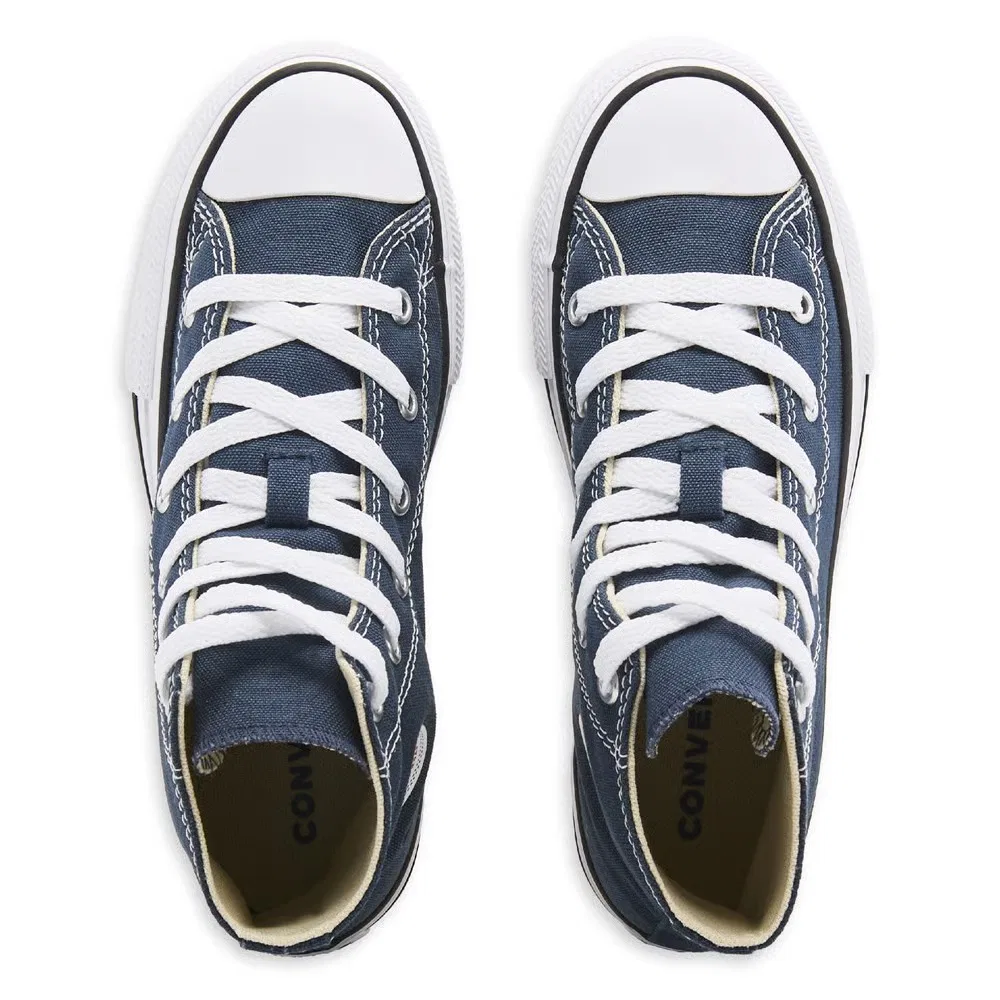 Детские высокие кроссовки Chuck Taylor All Star Converse, Navy/White — фото 4