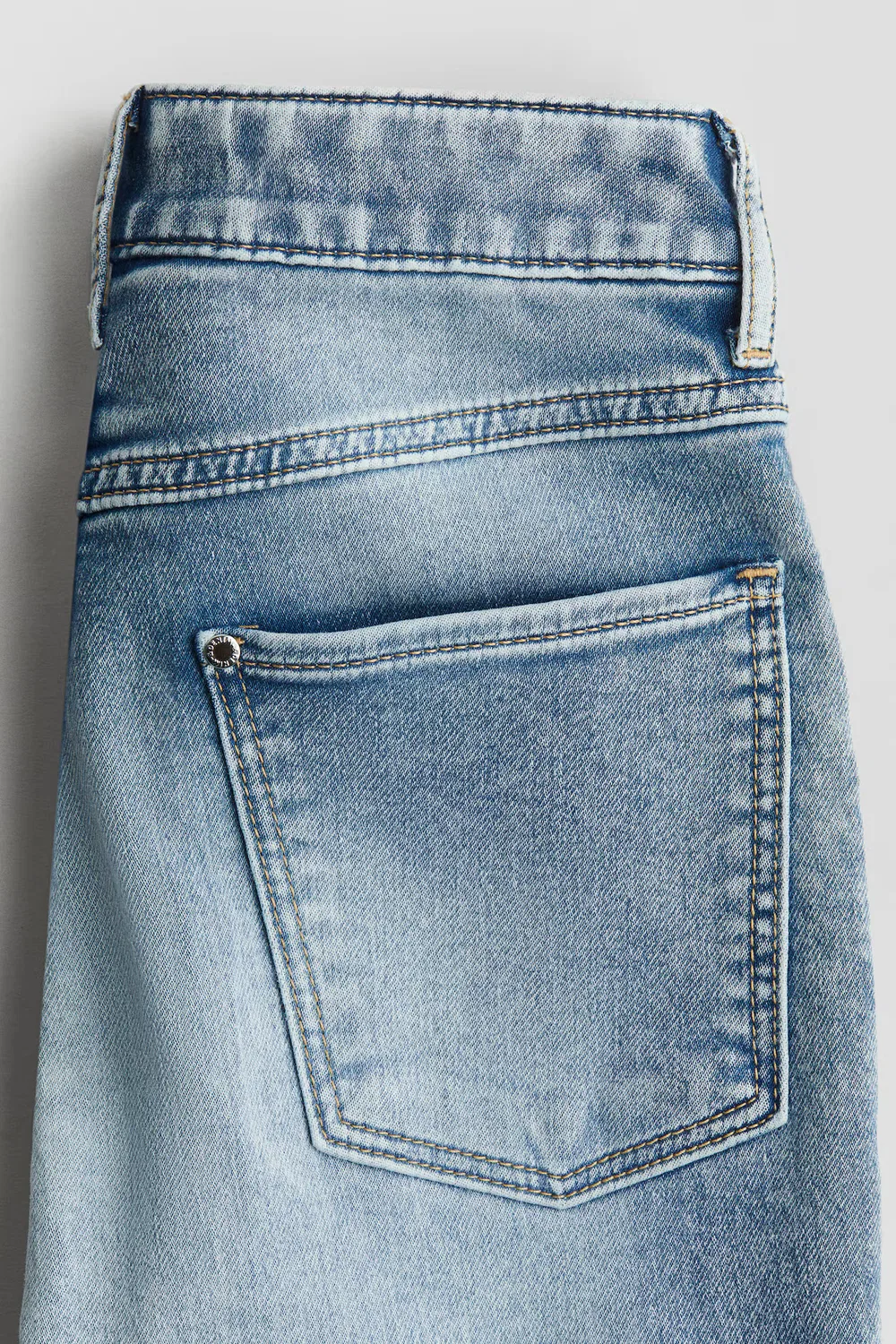 Свободные джинсы зауженного кроя H&M, Helles Denimblau — фото 3