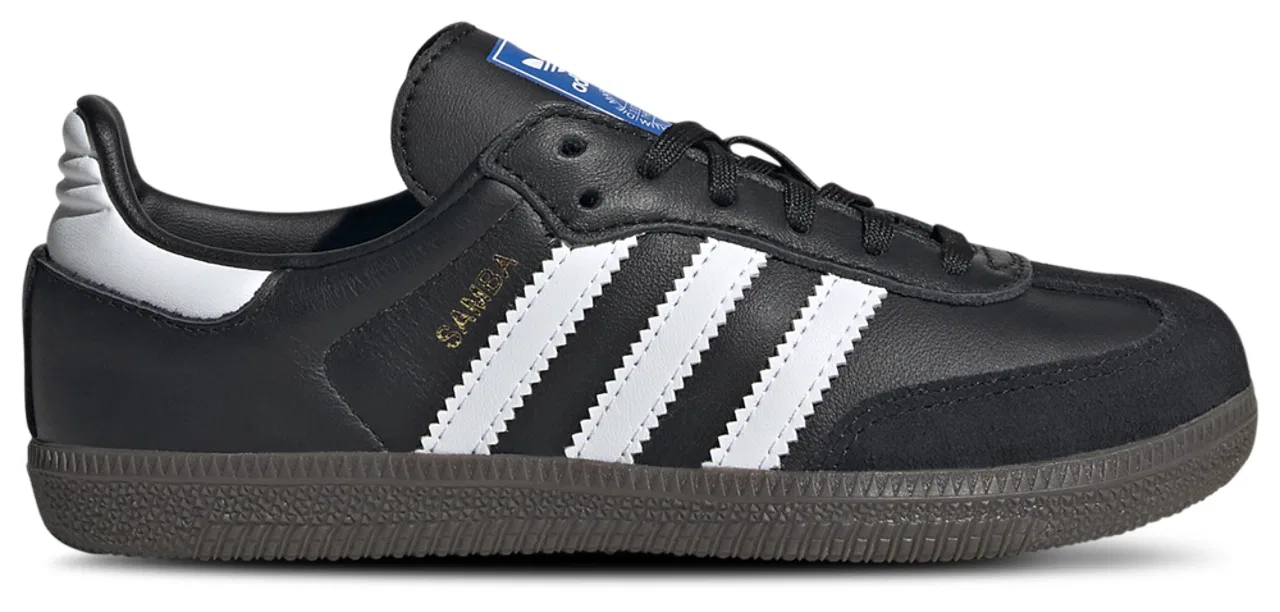 Кроссовки для мальчиков Samba Adidas, цвет Core Black/White