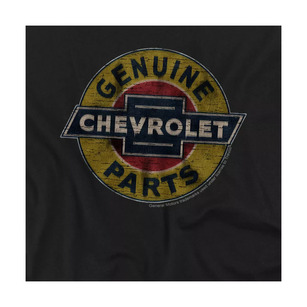 Детское боди с коротким рукавом Chevrolet Genuine Chevy Parts Distressed Sign General Motors, Black — фото 2