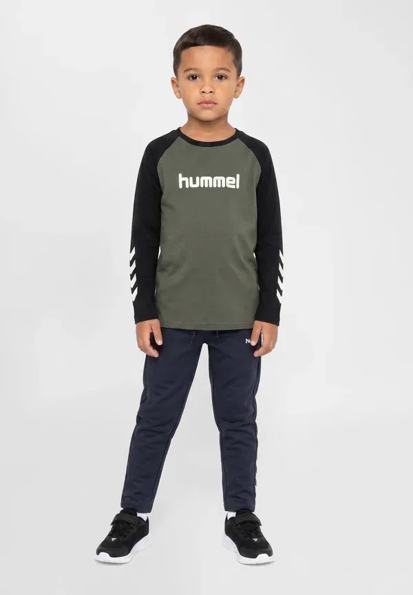 Унисекс - футболка с длинными рукавами Hummel, серый — фото 2