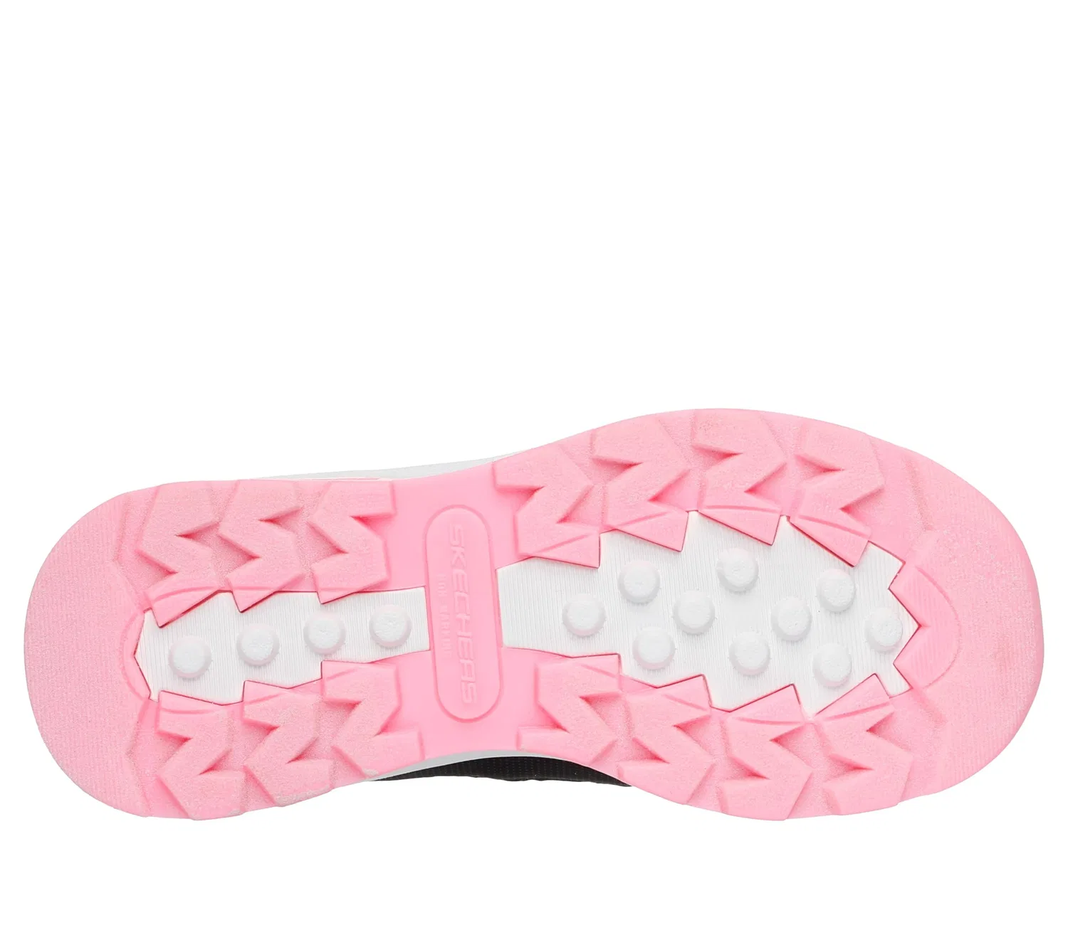 Детские ботинки для девочек водонепроницаемые Storm Blazer Skechers, Black Synthetic Light Pink Trim — фото 2