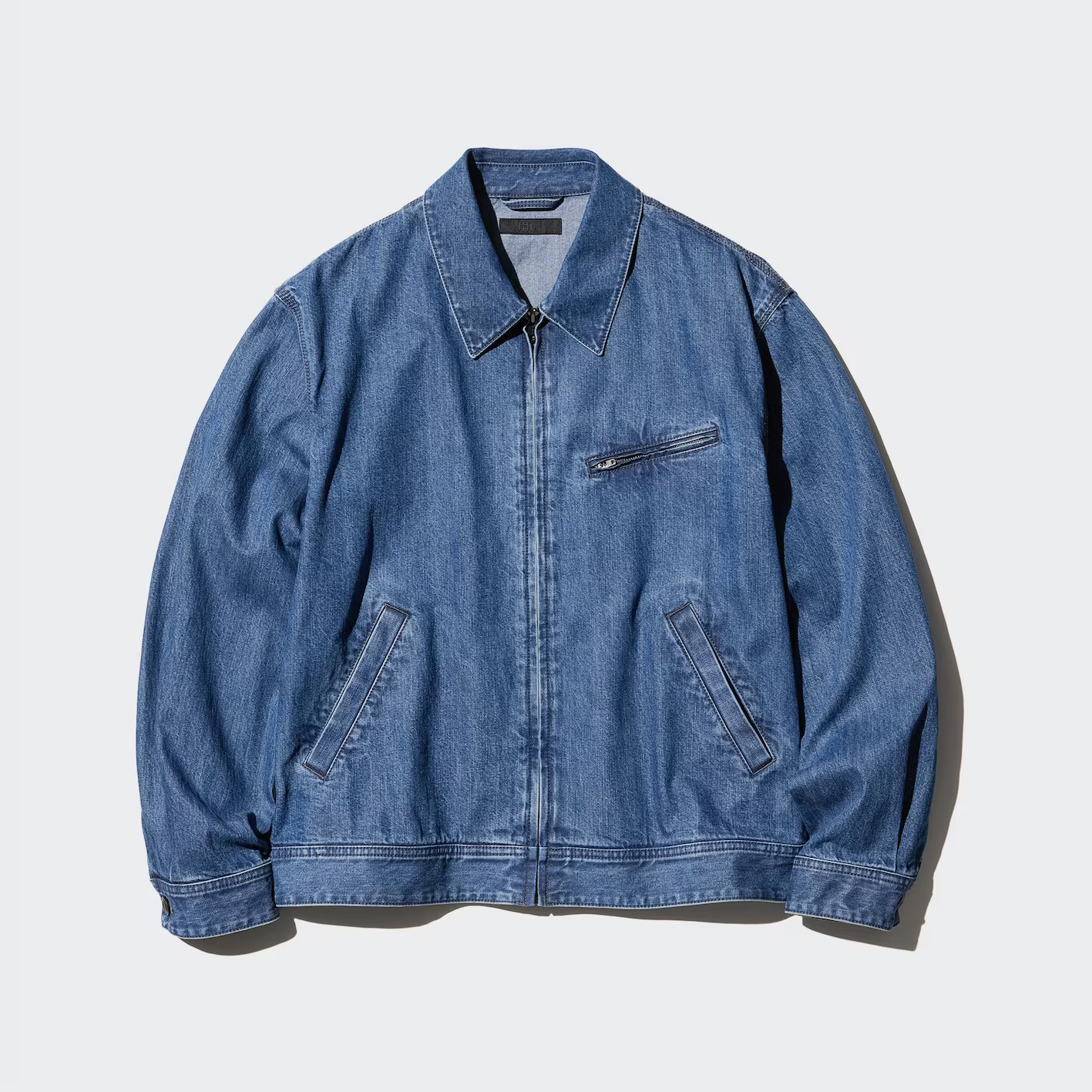 

Джинсовая куртка Uniqlo мужская, 64 синий