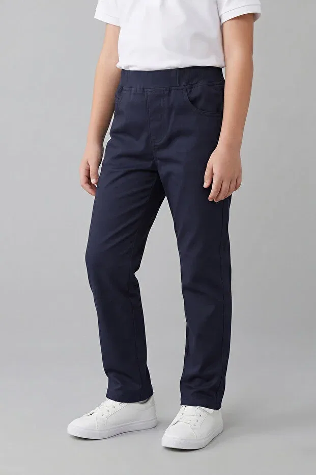 Детские брюки для мальчиков из канваса Nacar Çarşı, Navy Blue — фото 2
