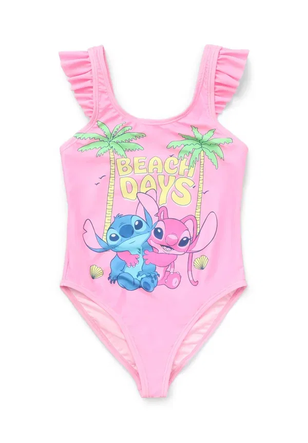 Купальник с принтом Stitch Terranova, Rosa Fluo, розовый