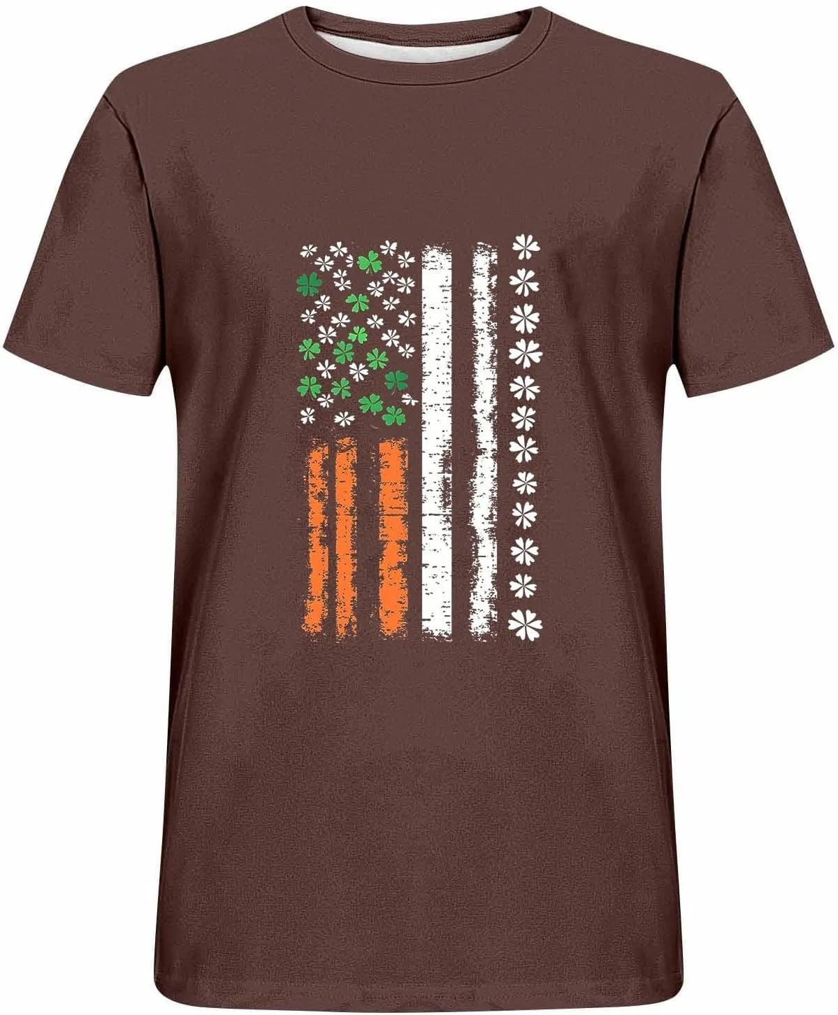 Мужская футболка с графическим принтом Regular Fit, Brown — фото 2