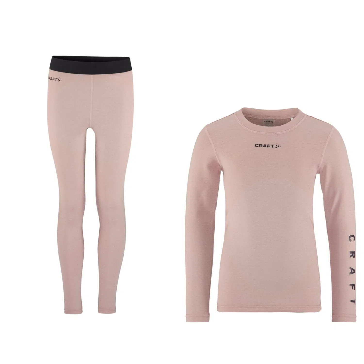 Детский термокомплект с начесом Core Warm Baselayer Set Jr Craft, Rosa