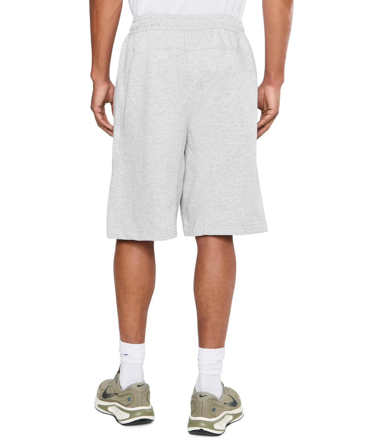 Флисовые шорты Dri-FIT NAC Nike, Light Smoke Grey/Heather/Clear — фото 4